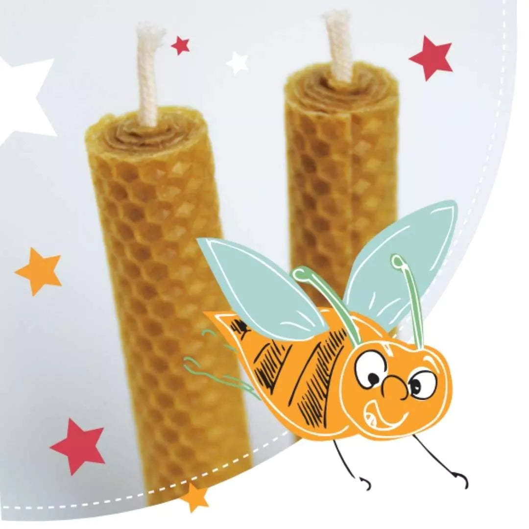 Kit per fare candele di cera d'api