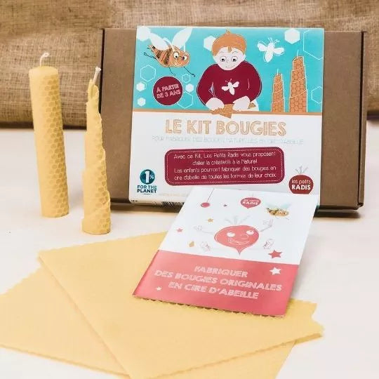Kit per fare candele di cera d'api