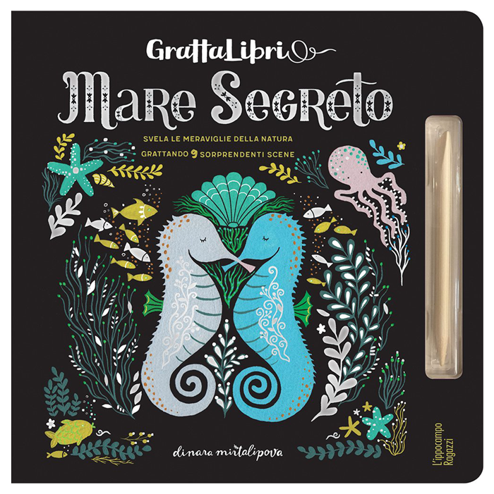 Mare segreto. Grattalibri. Con stiletto di legno