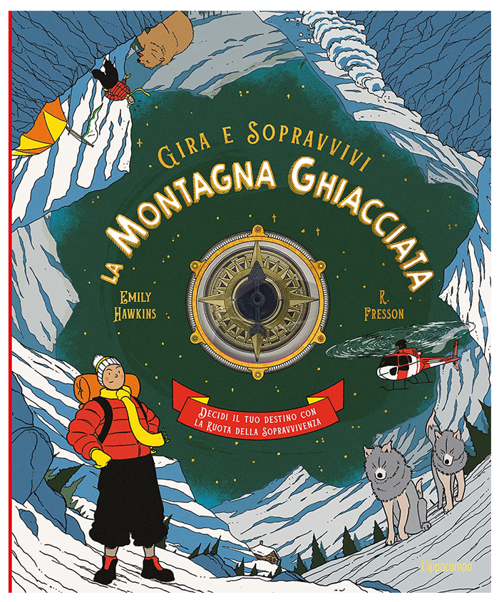 Montagna ghiacciata. Decidi il tuo destino con la ruota della sopravvivenza. Gira e Sopravvivi.