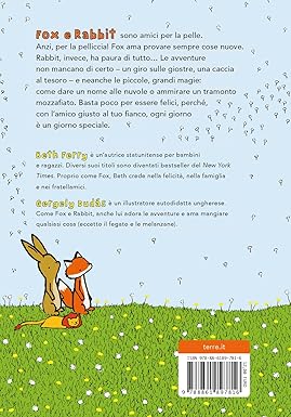 Una nuvola a forma di amico. Fox e Rabbit si divertono un mondo