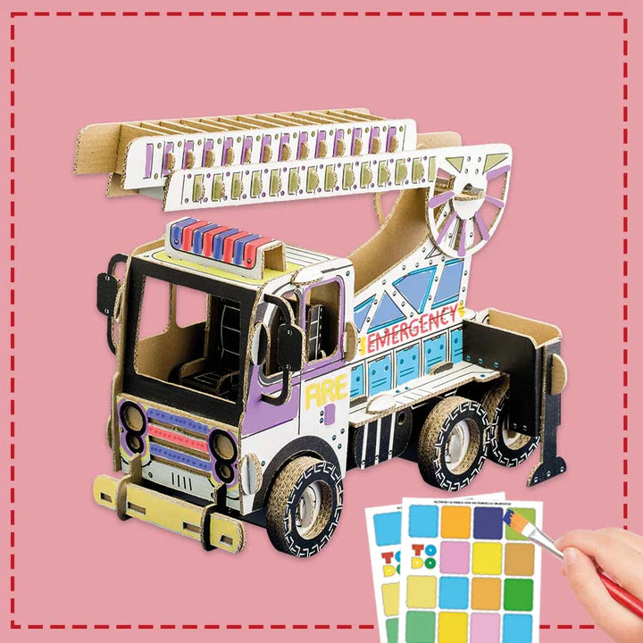Fire Truck - Camion dei pompieri di cartone