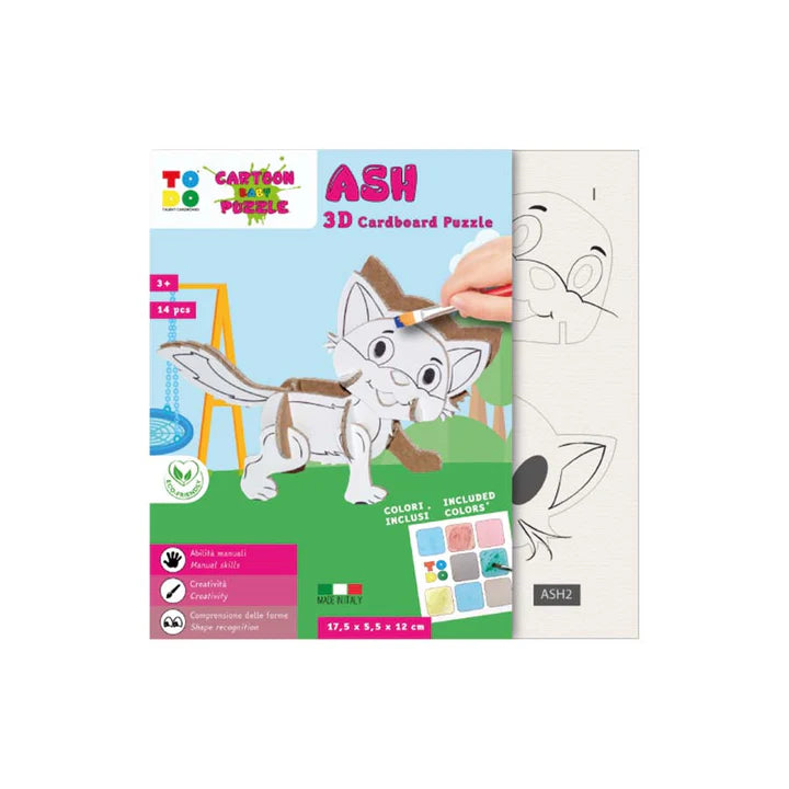 Ash – Il gattino curioso di cartone