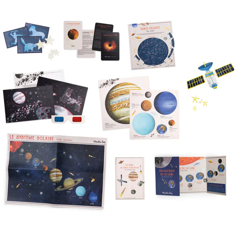 Cofanetto alla scoperta dello spazio (italiano/inglese)