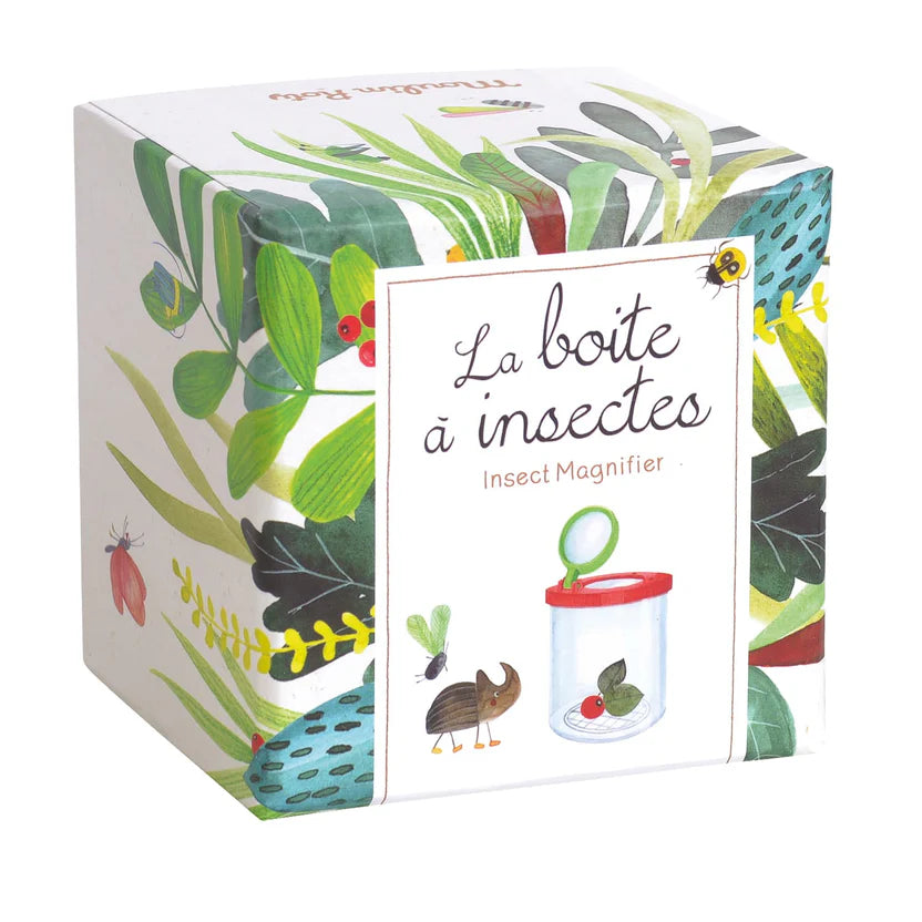 Scatola cattura insetti con lente d'ingrandimento