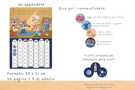 Il mio super calendario della buonanotte.