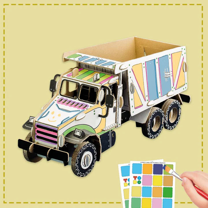Sand Truck - Camion per il trasporto sabbia di cartone