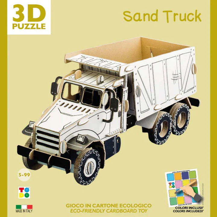 Sand Truck - Camion per il trasporto sabbia di cartone