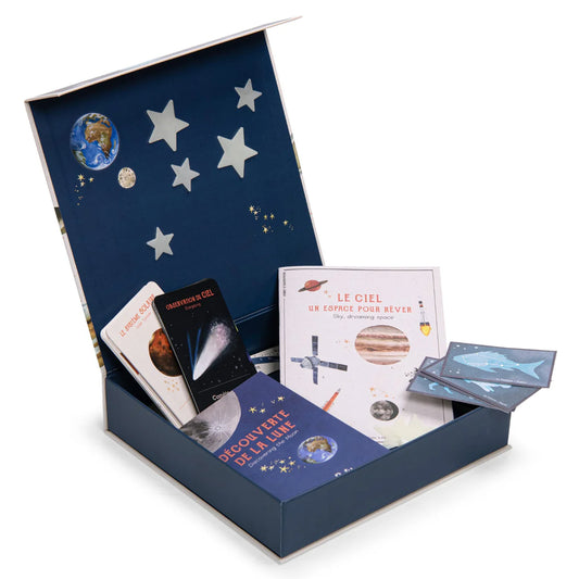 Cofanetto alla scoperta dello spazio (italiano/inglese)