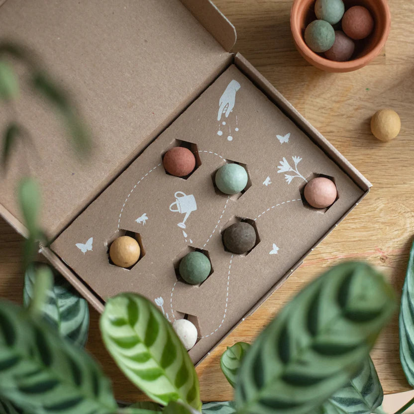 Cofanetto 7 bombe di semi bio, Fiori